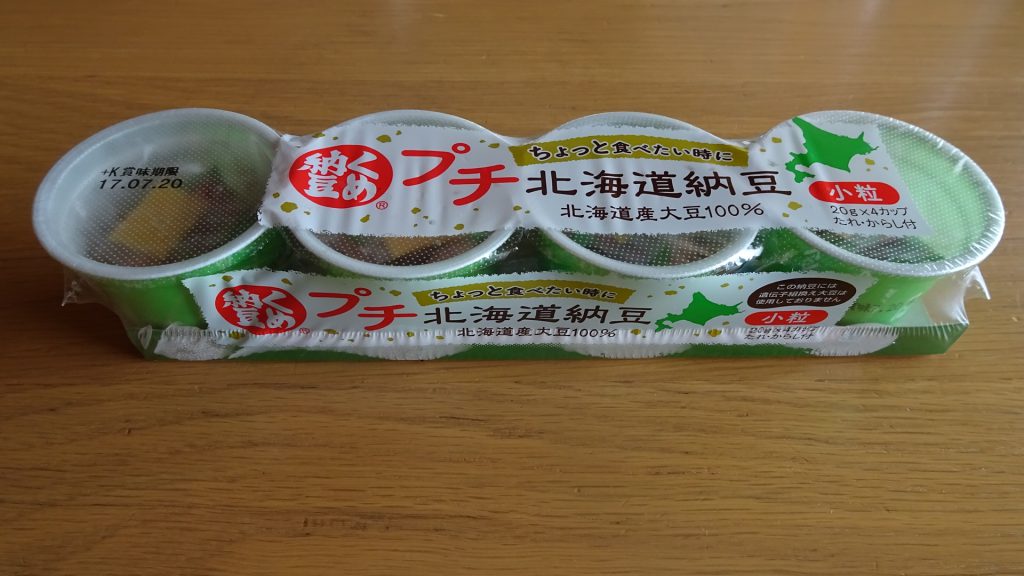 くめ納豆の「プチ北海道納豆」（1）